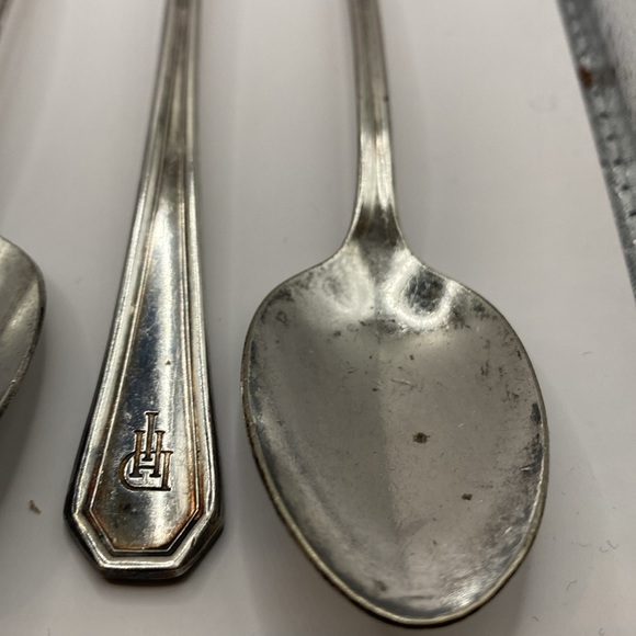 International Silver Co silver plated ice tea spoons set of 8 need polishing VTG - Picture 7 of 12